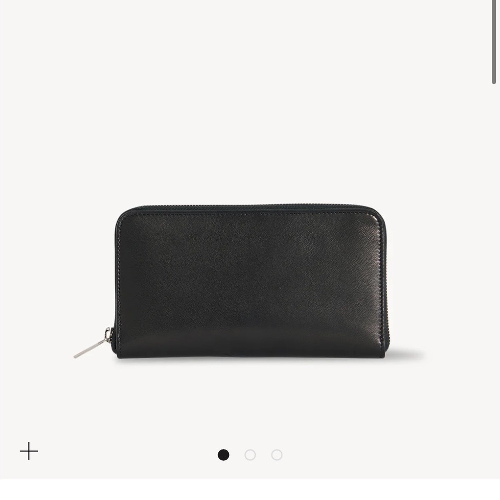 The Row Black Leather Women's Wallet